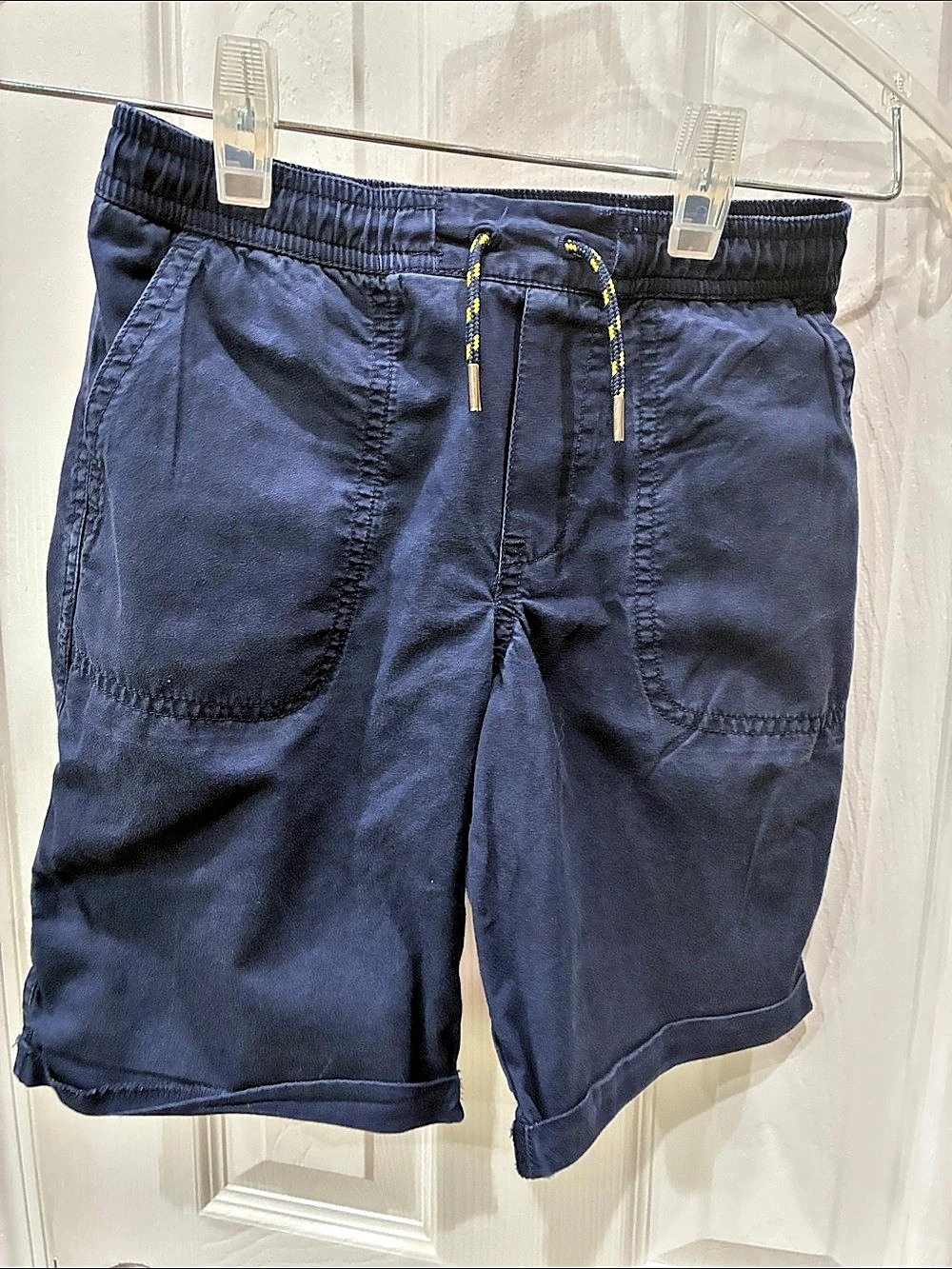 Polo Ralph Lauren Boys Cotton Pull-On Chino Shorts Blue Size 7